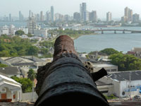  Vista parcial de la bahía de Cartagena 