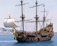  Réplica de un galeón del siglo XVII 